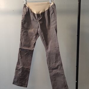 Old Navy Gray Chinos Comfortable Cotton Blend